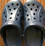 crocs卡骆驰洞洞鞋贝雅男鞋女鞋轻便耐磨一脚蹬拖鞋休闲鞋|10126 白-100 44 (280mm) 实拍图