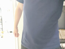 京东京造【5A抗菌】短袖男士t恤夏衣服男装白小T打底男女同款 藏蓝色 L 实拍图