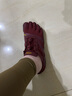 Vibram五指鞋女运动鞋轻便透气赤足跑步鞋健身训练休闲鞋五趾鞋  KSOEVO 勃艮第酒红（建议拍大一码） 41 实拍图