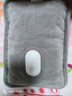 彩虹热水袋暖手宝充电暖宝宝暖水袋注水暖手袋热敷暖肚子暖脚 灰色 实拍图