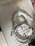 贝尔金（BELKIN） USB-IF认证Type-C轻柔编织快充线适用于苹果iPhone 15 Pro Max车载CarPlay充电数据线 Type-c转Type-c 1米白色 实拍图
