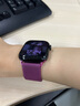 Apple/苹果 Watch Series 10 智能手表GPS款42毫米亮黑色铝金属表壳浓墨色回环式运动表带MX1Q3CH/B 实拍图