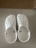 crocs卡骆驰洞洞鞋贝雅男鞋女鞋轻便耐磨一脚蹬拖鞋休闲鞋|10126 黑色-001 43 (270mm) 实拍图
