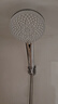 九牧（JOMOO）花洒喷头全套家用增压洗澡淋浴莲蓬头热水器手持淋雨花洒软管套装 S175033+1.5米软管+墙座 实拍图