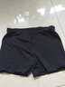 朵胤安全裤女可外穿防走光不卷边保险裤夏季蕾丝薄款三分打底短裤 黑色 (条纹款) 均码  实拍图