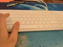 B.O.W 航世 HW156无线\有线键盘鼠标套装 超薄静音巧克力键盘USB接口笔记本台式电脑办公通用键盘鼠标 有线键盘-白色 实拍图