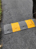 【现货速发】公路减速带道路缓冲带橡胶家用门口马路减震带路面铸钢路障减速垄 【橡塑】50*35*5CM方框（大货车专用） 实拍图