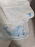 babycare全棉六层纱布方巾拉伸尺寸30*30CM哈沃伊天空蓝 实拍图
