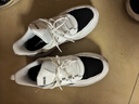 鸿星尔克板鞋男2025秋冬季新款滑板鞋经典闪耀复古休闲鞋男轻便运动鞋子男 微晶白/正黑 41 实拍图