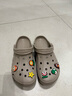 crocs卡骆驰洞洞鞋贝雅男鞋女鞋轻便耐磨一脚蹬拖鞋休闲鞋|10126 卵石色-2V3 43 (270mm) 实拍图