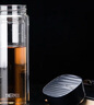 THERMOS膳魔师水纹行者款400ml便携双层玻璃杯TCGB-400 BL 实拍图
