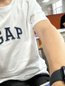 GAP男女装春季款纯棉字母logo短袖T恤常规上衣美版570044 白色 XL 美码 2XL亚洲码185/108A 【偏小，建议选大一码】 实拍图