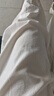 茵曼【秀场同款】法式垂感女直筒阔腿裤26夏长裤子珍珠白L 实拍图