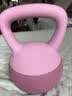 朗威壶铃女士提壶哑铃软体壶铃健身男士家用锻炼深蹲力量训练翘臀神器 粉色 6kg 【特价促销】 实拍图