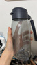 特百惠（Tupperware）乐趣550ML塑料杯夏季男女学生便携运动水杯子大容量双饮口 都市灰 实拍图