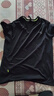 安踏（ANTA）速干T丨短袖T恤男25夏冰丝凉感体恤吸湿反光夜视跑步篮球健身上衣 【速干动感方格】基础黑5103-7 XL /180（推荐140-160斤） 实拍图