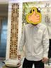 BLACKMONDAY纯棉牛津纺长袖衬衫男全棉竖条纹男士抗皱免烫商务休闲衬衣 实拍图