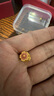 周大生x旺仔牛奶糖联名黄金珐琅转运珠桃花足金硬金手链生日礼物送女友 爱情旋学转运珠-0.85g-【不配绳,介意慎拍】 【单转运珠-无赠品,介意慎拍】 实拍图