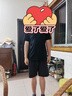 鸿星尔克短袖男夏季新款冰感跑步户外运动男士t恤清爽半袖速干衣T恤衫男 正黑-吸湿排汗 XL （170-175cm/130-140斤） 实拍图