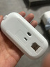 无线鼠标可充电办公游戏电竞妙控人体工学蓝牙电量显示静音便携适用于小米惠普华硕苹果笔记本电脑 【无线-2.4G电量显示增强版】钢琴白 实拍图