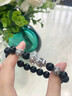 中国黄金（CHINA GOLD）貔貅银手链男招财高级感潮酷黑玛瑙手串实用生日礼物送男友送老公 A款*999银貔貅黑玛瑙手串*刻字/代写贺卡 实拍图
