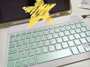 栢启歆无线蓝牙键盘鼠标套装 适用ipad小米华为苹果VIVOPPO平板小女生妙控办公静音手机笔记本电脑外接 10寸无线键盘绿色【送数据线】 实拍图