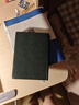 ujia 笔记本本子a5高颜值文具羊巴皮面记事本加厚商务办公工作会议记录本简约日记本 墨绿 实拍图