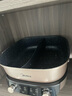 美的（Midea）电火锅 火锅专用锅分体式鸳鸯锅 电煮锅多功能锅3分06秒分区电热锅6.5L多用途锅HGS303015 实拍图