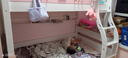 黎旭堡樱桃木上下床双层组合床儿童实木床上下铺成人双层小孩高低子母床 爬梯款+抽屉+书架+送5cm床垫*2 上铺宽105cm*下铺宽135cm 实拍图