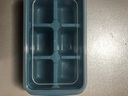 迷你家用冰块模具辅食格辅食冰格制冰模具婴儿冷冻制冰盒夏季必备 6格冰格【红色】1个 实拍图