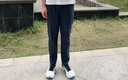 李宁速干凉爽健身运动裤男子纯色百搭舒适简约宽松休闲跑步长卫裤 【夏款】直筒-黑727-1 S (男165) 实拍图