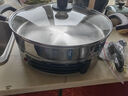 利仁（Liven）不锈钢电饼铛家用无涂层电煎锅34cm大号烙饼锅加深加大多功能电饼铛电烙馍锅电饼档家庭用早餐机 【0涂层-加深锅55mm】34cm口径+2-8人 实拍图