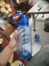 富光太空杯便携滤网塑料茶杯户外超大容量学生运动水杯防漏带盖水杯子 蓝色【3倍加厚+滤网】1000ml 实拍图