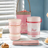 膳魔师（THERMOS）饭盒便当盒304钢3层1L大容量男女士学生保温桶提锅TCBC-801-NPK  实拍图