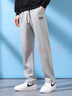 拓路者卫裤男士休闲户外直筒运动长裤通勤简约学生裤子 浅麻灰 XL 实拍图