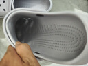 洁丽雅手术室专用洞洞鞋男士夏季外穿防滑EVA防臭沙滩凉鞋包头医用拖鞋 岩石灰 【潮流印花款】 40-41 【标准码】 实拍图