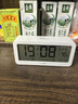 得力（deli）儿童节礼物多功能电子闹钟学生儿童专用起床神器电子时钟温湿度计 白色 实拍图
