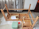 源氏木语实木书桌书柜一体家用写字桌小户型儿童书房左转角学习桌榉木1.4m 实拍图