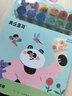 美乐童年指印画颜料儿童创意彩色印泥可水洗手指画册宝宝涂鸦套装幼儿画画 指印画超有趣-了不起的职业 实拍图