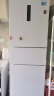 美的（Midea）283白色三门三开门大容量家用小型电冰箱一级能效风冷无霜租房小冰箱多门以旧换新【国家补贴】 实拍图