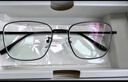 WAN XIN 新款 1.67超薄高清防蓝光镜片男可配度数送商务眼镜框女Z 9051黑金 百搭不易过时 配万新1.67MR-7超薄非球面镜片 实拍图