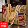 【物超所值】时尚休闲帆布包女单肩包上班托特包帆布袋卡通包包 米老鼠 大包 实拍图