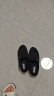 卡帝乐鳄鱼（CARTELO）男鞋夏季2025韩版帆布鞋男透气百搭一脚蹬懒人休闲鞋男 黑色 42码 实拍图