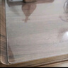京东京造 2mm加厚磨砂 桌布PVC软玻璃餐桌垫食品级防水防油桌面垫80*140cm 实拍图