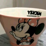 迪士尼米奇陶瓷斗笠碗釉下彩餐具高颜值特别好看的吃饭碗可爱饭碗 5英寸斗笠碗（乐悠米妮） 实拍图