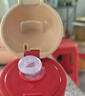 G.DUCKKIDS小黄鸭儿童弹盖吸管水杯500ml 带提绳弹盖设计安全卡扣海曼红 实拍图