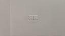 罗格朗（LEGRAND）开关插座 简悦系列陶瓷白色 86型墙壁插座 一位六类电脑网络插座 实拍图