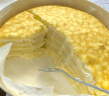 鲜京采【榴莲＞38%】猫山王榴莲千层蛋糕420g 6寸 零食糕点情人节礼物 实拍图