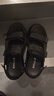 百丽厚底沙滩鞋男鞋25夏新休闲户外运动凉鞋A1514BL5 黑色 38 实拍图