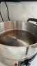 利仁（Liven）电饼铛家庭用电煎锅304不锈钢0涂层电饼档30cm加大85mm加深三明治早餐机DJG-J3185 实拍图